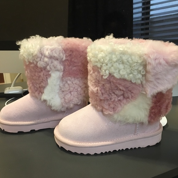 Ugg Classic Short Patchwork Girls' boot